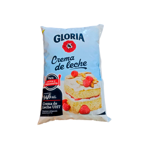 Crema de leche Gloria 940ml
